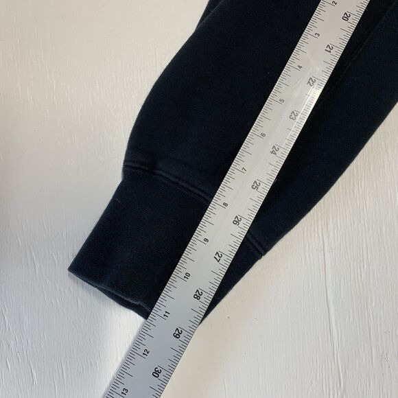 Jordan Hoodie Womens Crop L Black Loose Fit Pullover Sweater Sweatshirt - Picture 11 of 14